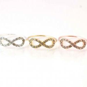 Crystal Infinity Ring Ships From North America