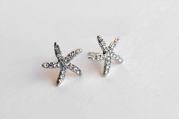 Lotus Starfish Earrings - Set of Two main image 1